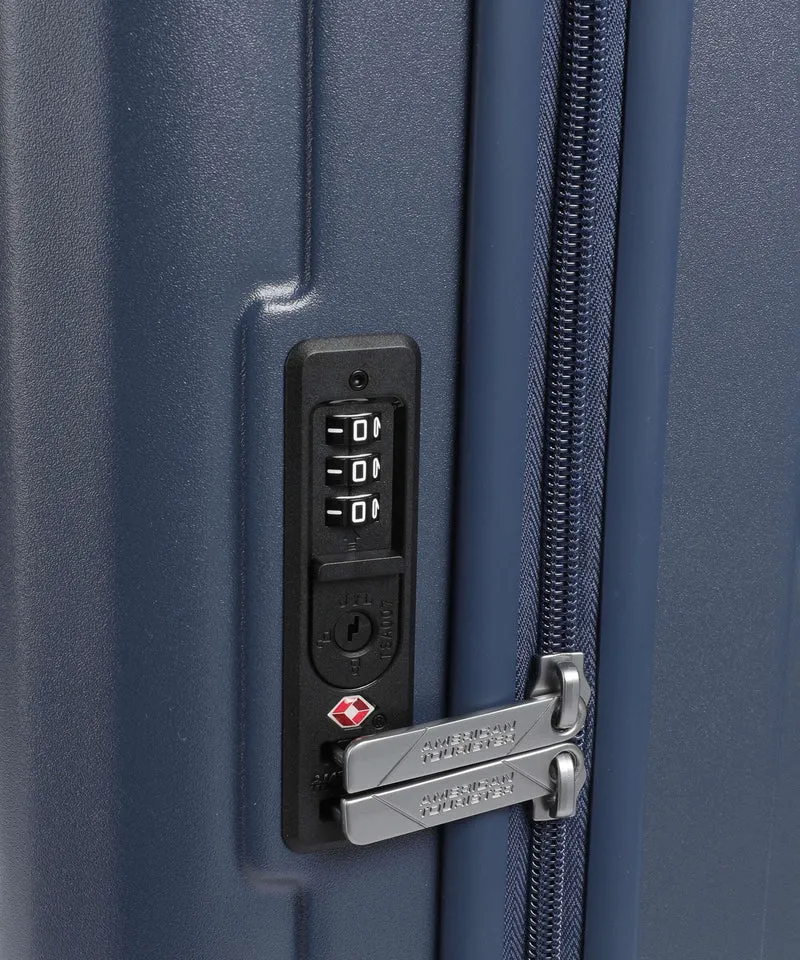 American Tourister Sunset Hills 4-Rollen Trolley navy blue