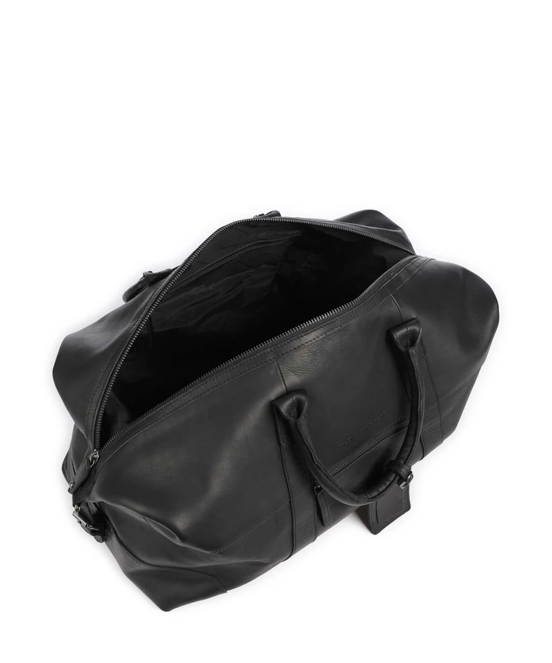 The Chesterfield Brand Wax Pull Up Cow Portsmouth 2 Weekender black