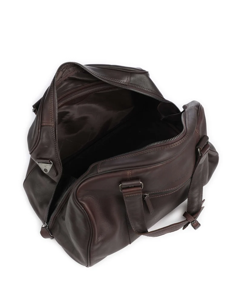 The Chesterfield Brand Wax Pull Up Cow Volenza Weekender brown