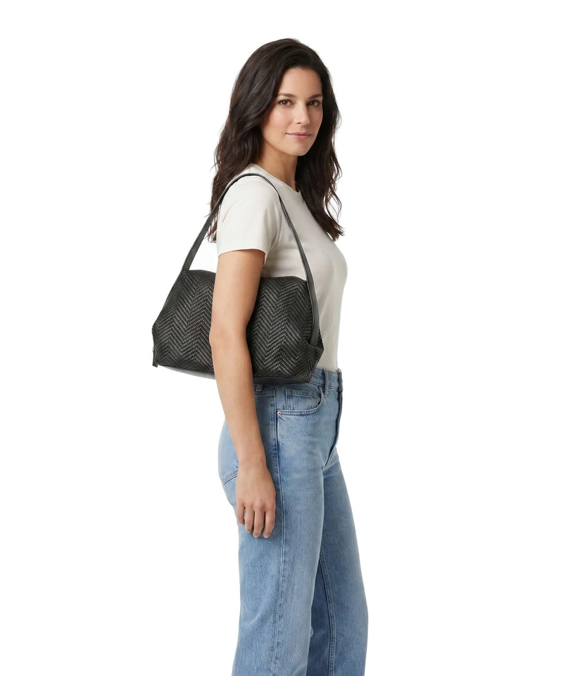 BOSS Caylie Schultertasche dark brown