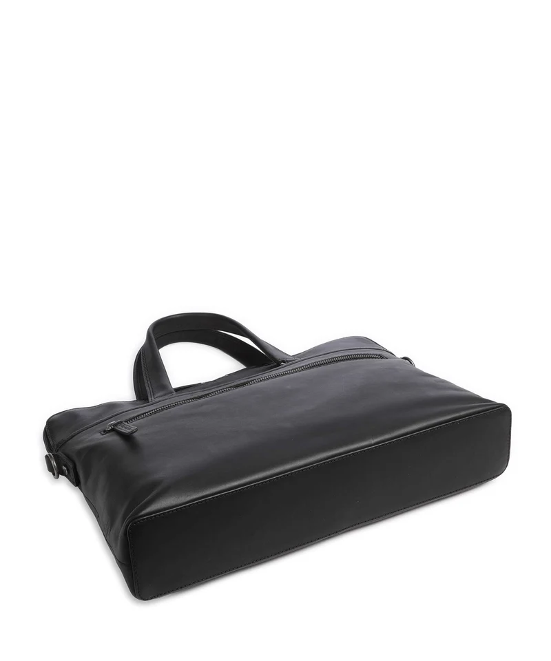 The Chesterfield Brand Wax Pull Up Cow Elvas Laptoptasche black