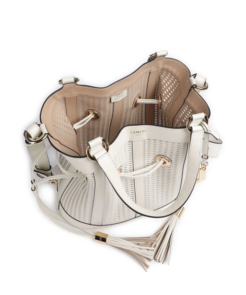 Lancel Premier Flirt M Bucket Handtasche snow
