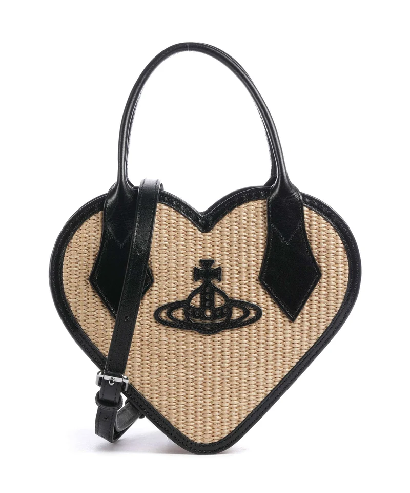 Vivienne Westwood Josephine Heart Handtasche natural