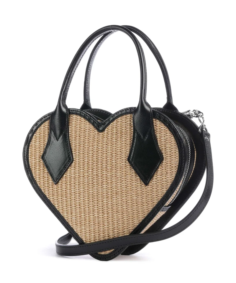 Vivienne Westwood Josephine Heart Handtasche natural