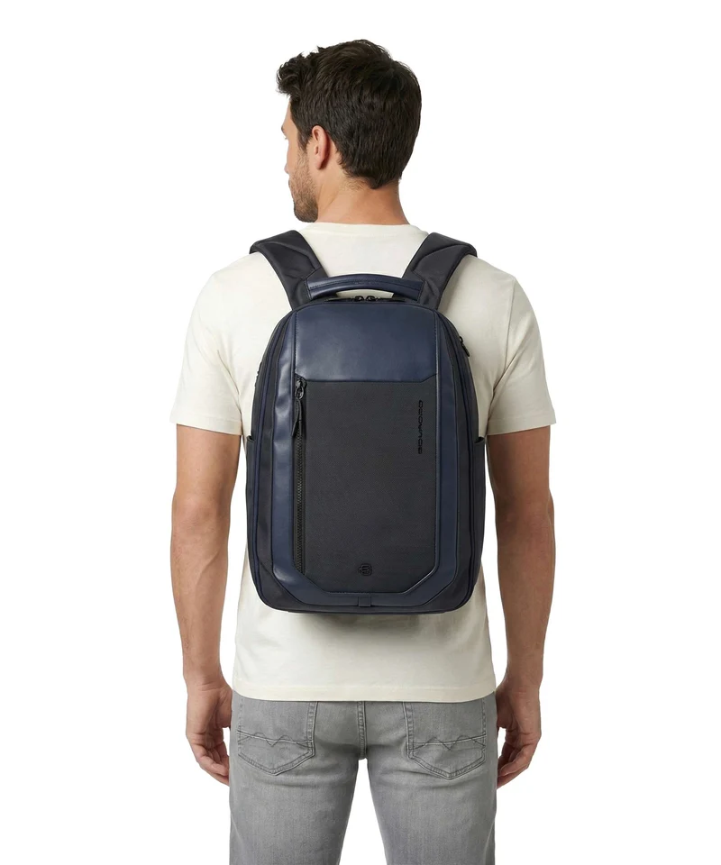 Piquadro Lyss Easyjet Reiserucksack blue