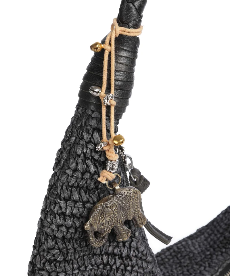 Anokhi Beuteltasche black