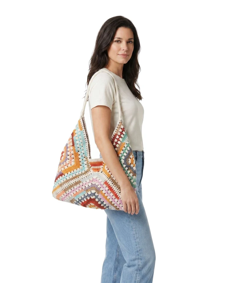 Anokhi Beuteltasche rainbow