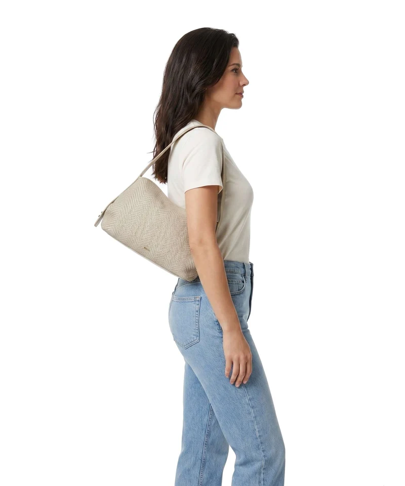 BOSS Caylie Schultertasche light beige