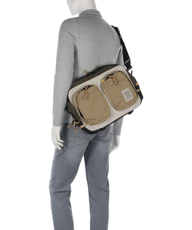 Topo Designs Global Aktentasche woodland/elmwood