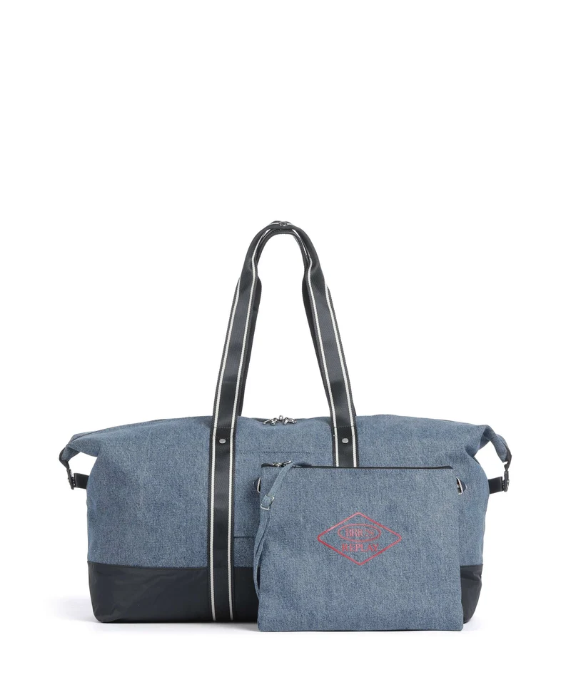 Brics Replay Large Reisetasche light denim