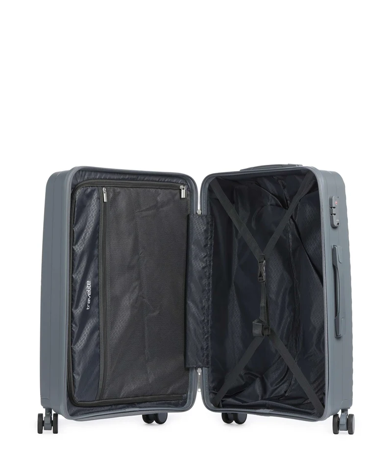 Travelite Pacific 4-Rollen Trolley Set anthracite