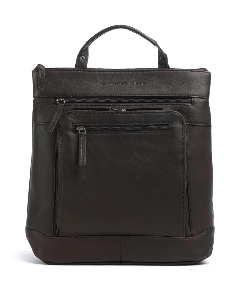 The Chesterfield Brand Wax Pull Up Cow Caldero Rucksack brown