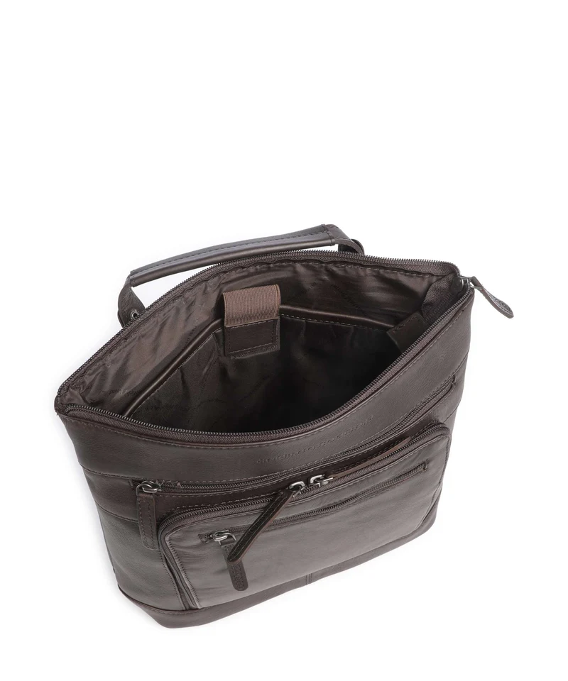 The Chesterfield Brand Wax Pull Up Cow Caldero Rucksack brown