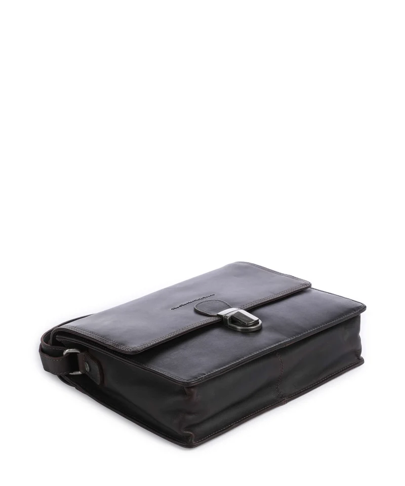 The Chesterfield Brand Wax Pull Up Cow Lunor Schultertasche brown