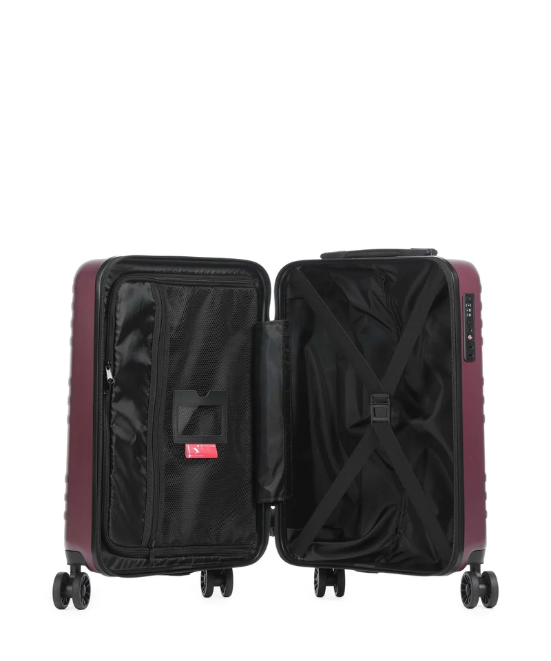 Pack Easy Mena 4-Rollen Trolley violette