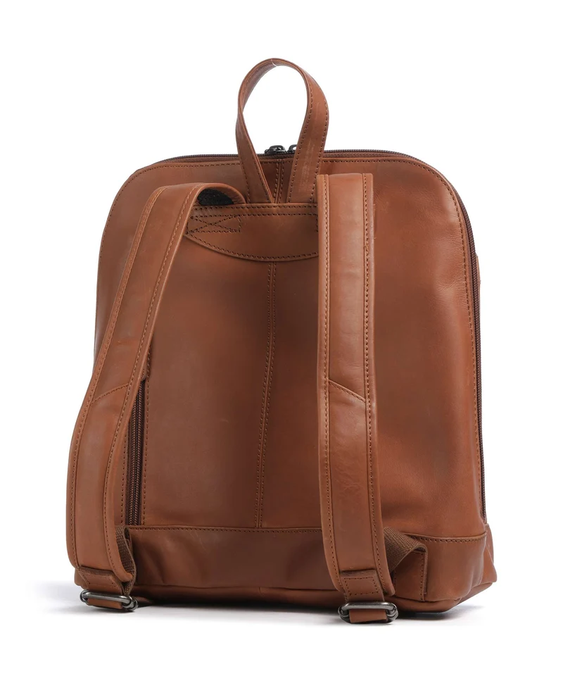 The Chesterfield Brand Wax Pull Up Cow Tigris Rucksack cognac