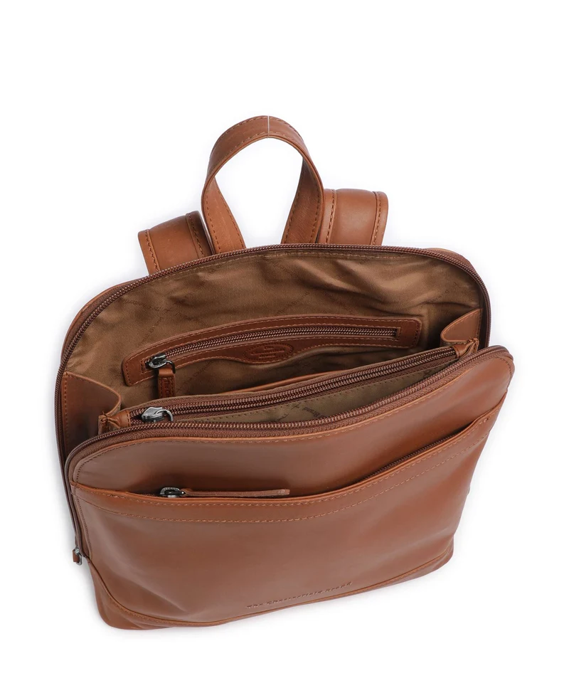 The Chesterfield Brand Wax Pull Up Cow Tigris Rucksack cognac