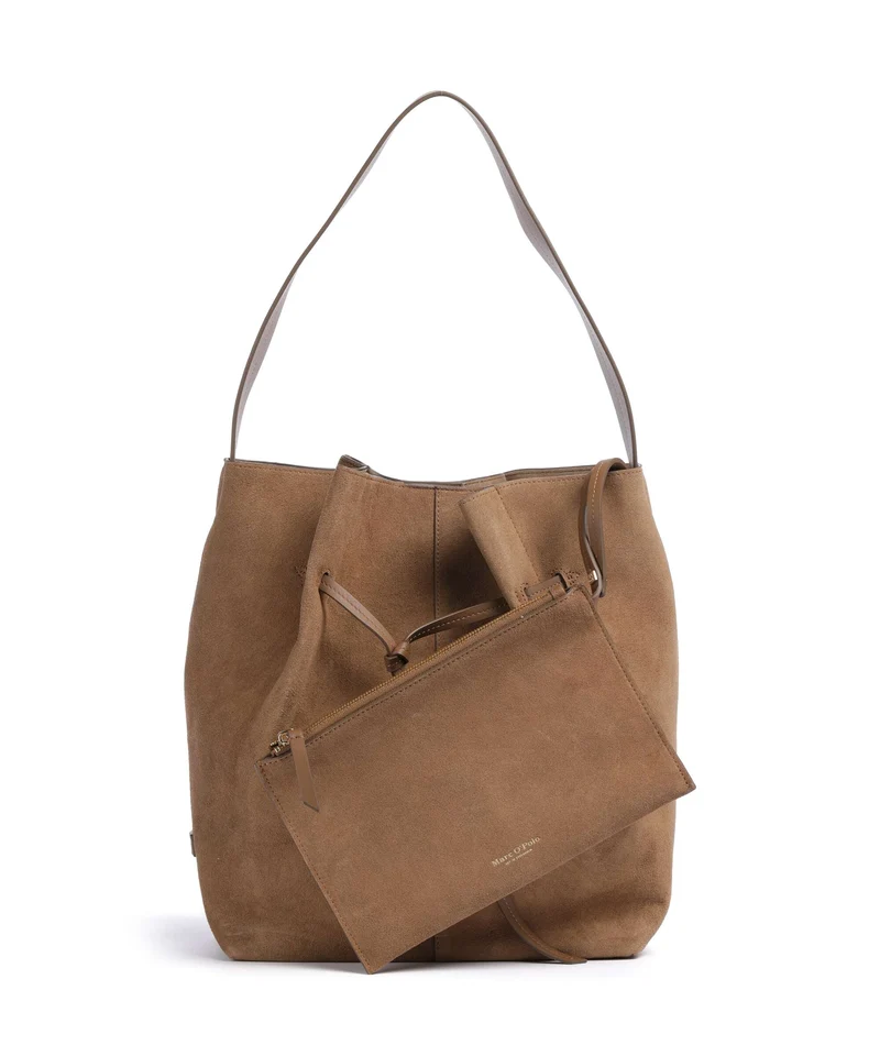 Marc O'Polo Simy Bucket Handtasche pure camel