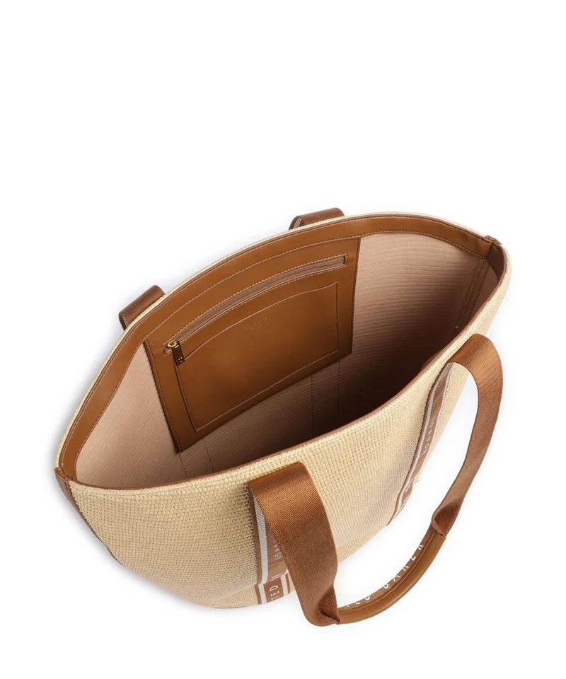 Ted Baker Rafiia Shopper brown