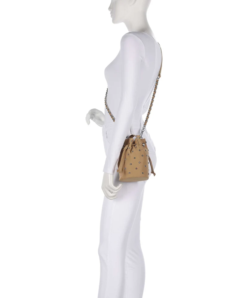 Steve Madden BSUNRAY Bucket Handtasche tan/silver