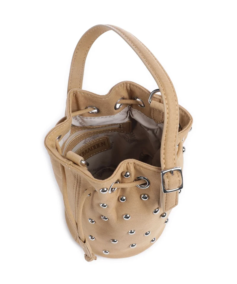Steve Madden BSUNRAY Bucket Handtasche tan/silver