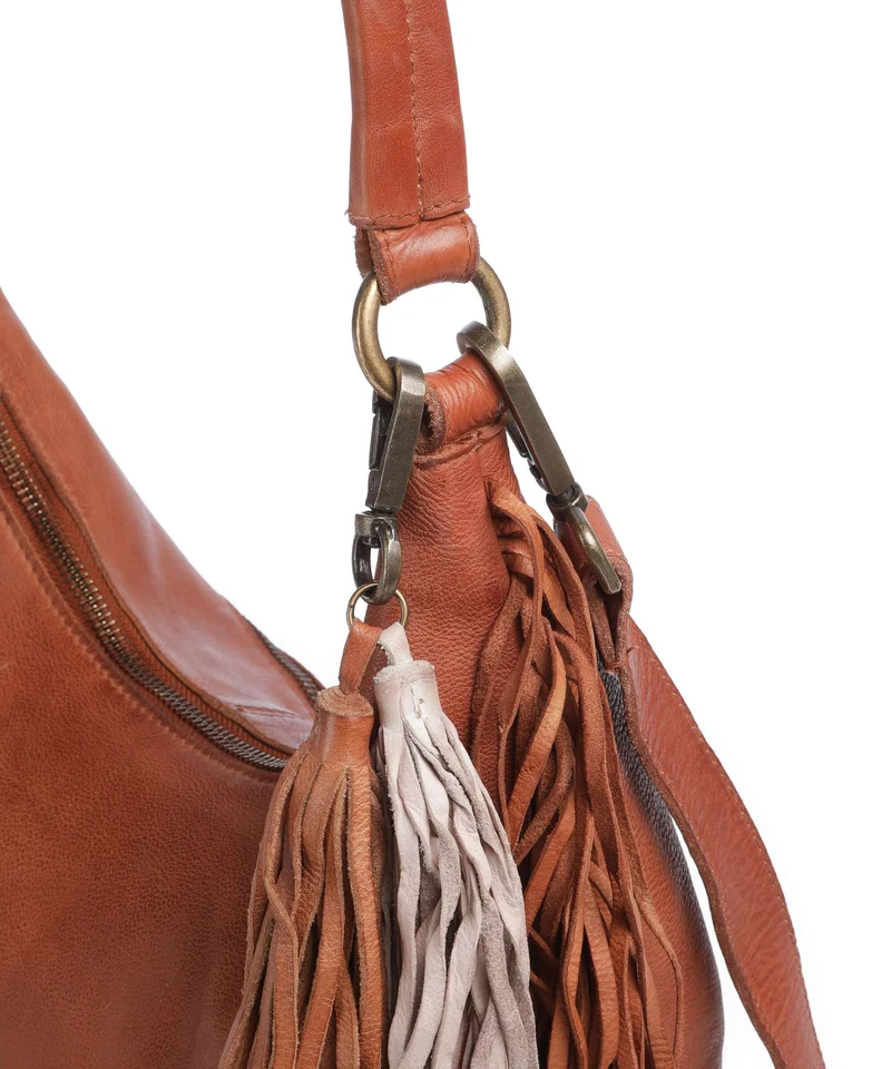 Taschendieb Wien Löwengasse 5x Beuteltasche cognac