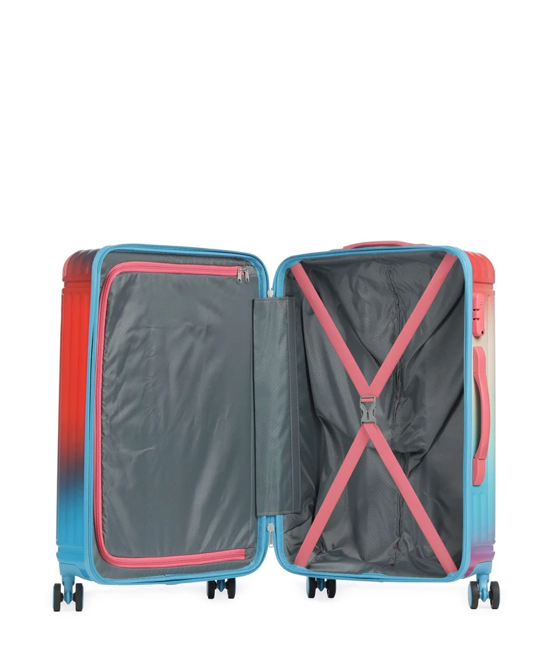 Travelite Cruise 4-Rollen Trolley Set multicolor