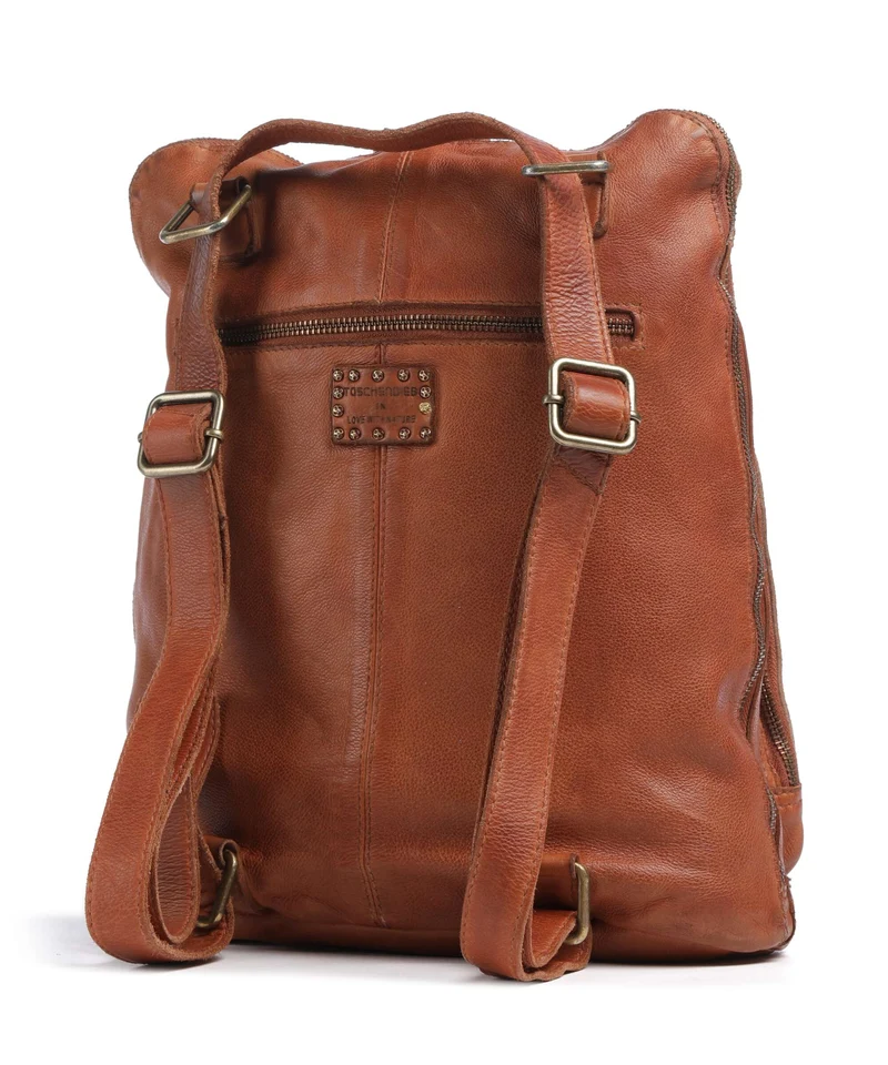 Taschendieb Wien Johnstrasse 2 Rucksack-Tasche cognac