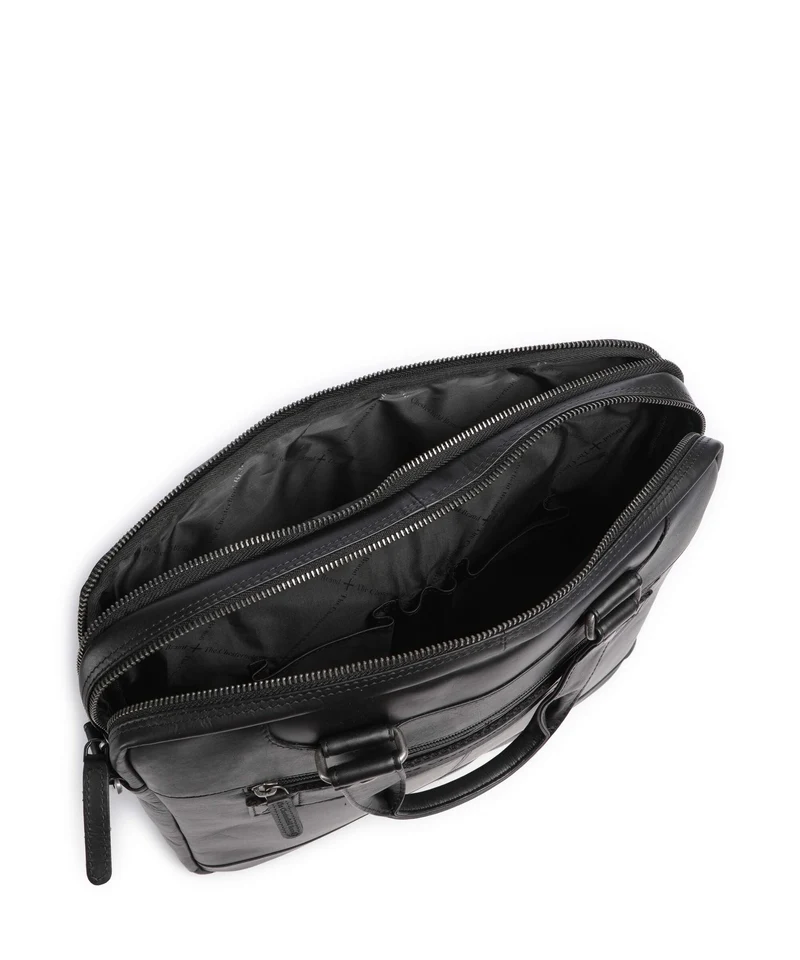 The Chesterfield Brand Wax Pull Up Cow Montara Laptoptasche black