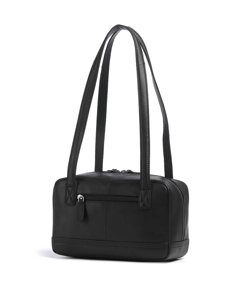 The Chesterfield Brand Wax Pull Up Cow Fenno Schultertasche black