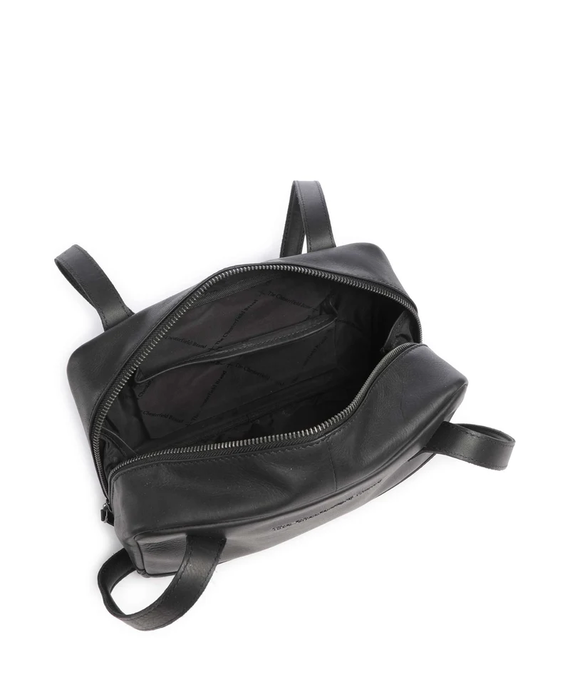 The Chesterfield Brand Wax Pull Up Cow Fenno Schultertasche black