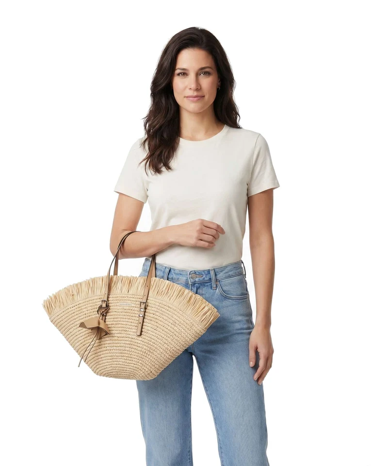 Michael Kors Isa Small Handtasche natural/peanut