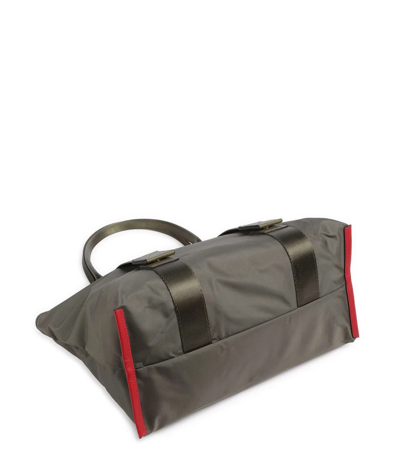 Lancel Mistral M Shopper dark khaki