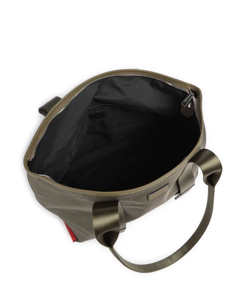 Lancel Mistral M Shopper dark khaki