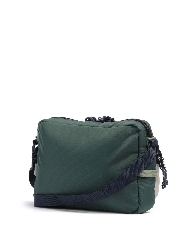 Topo Designs Block Umhängetasche forest/bone white