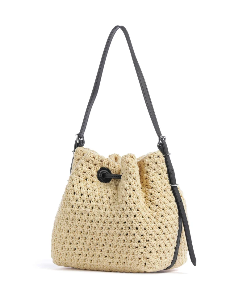 Hugo Neeko Bucket Handtasche light beige