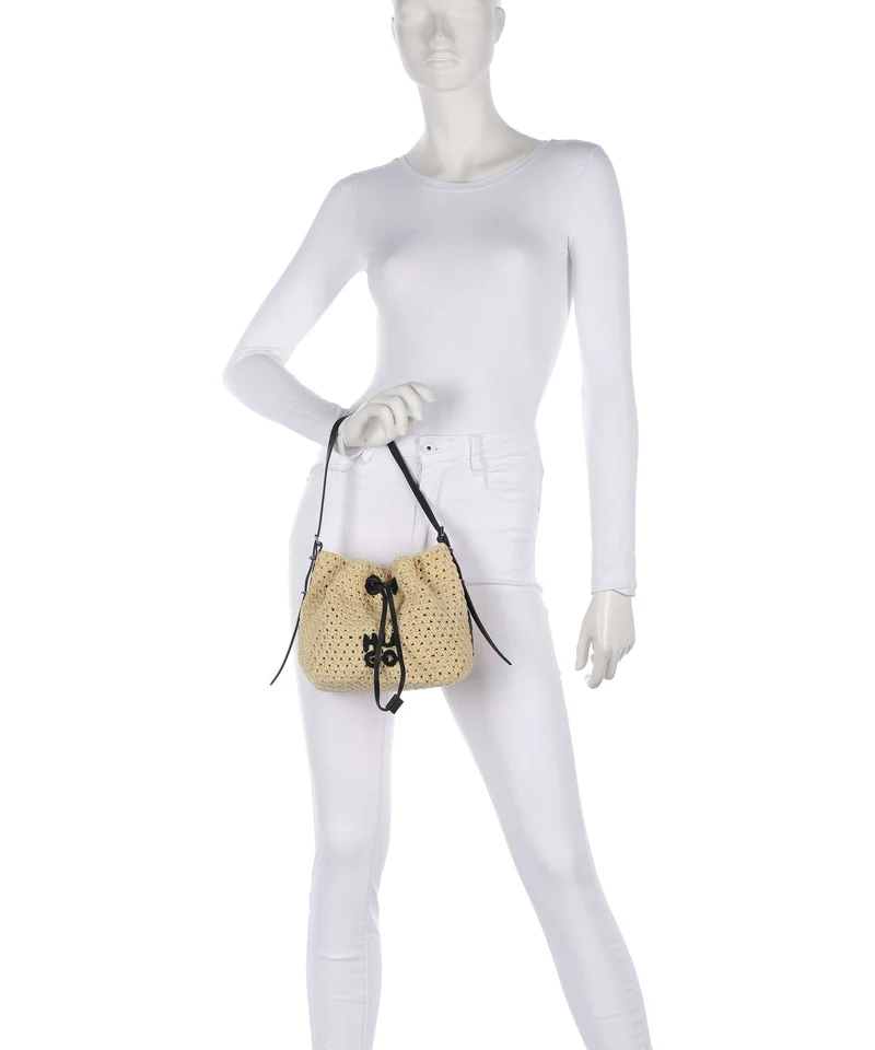 Hugo Neeko Bucket Handtasche light beige