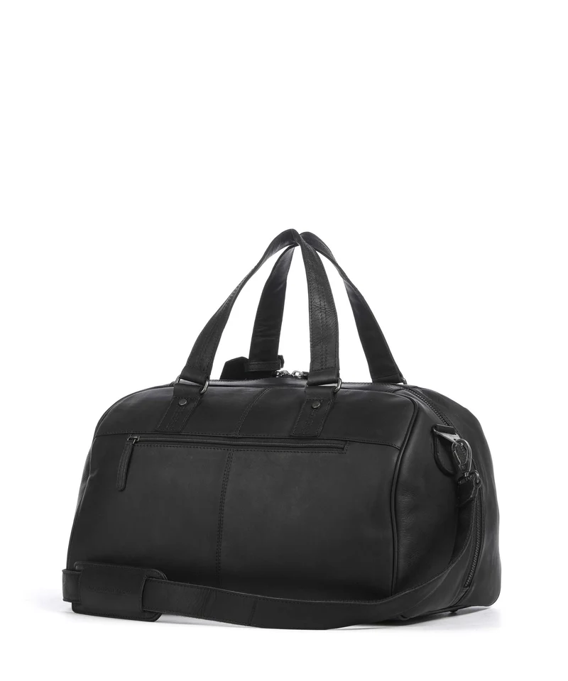 The Chesterfield Brand Wax Pull Up Cow Volenza Weekender black