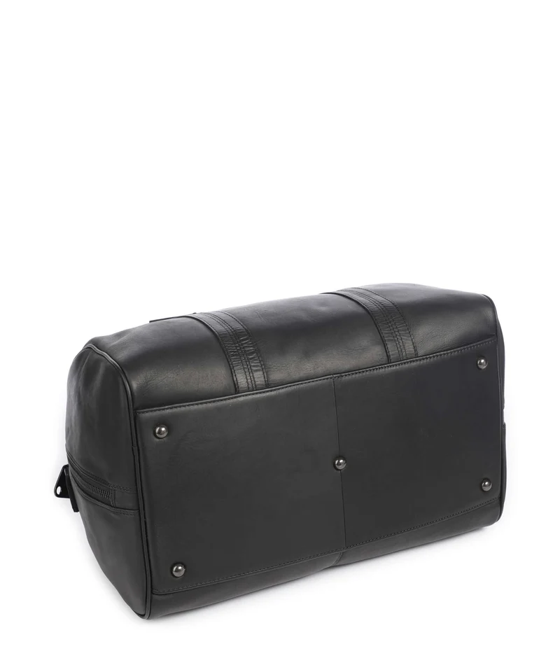 The Chesterfield Brand Wax Pull Up Cow Volenza Weekender black