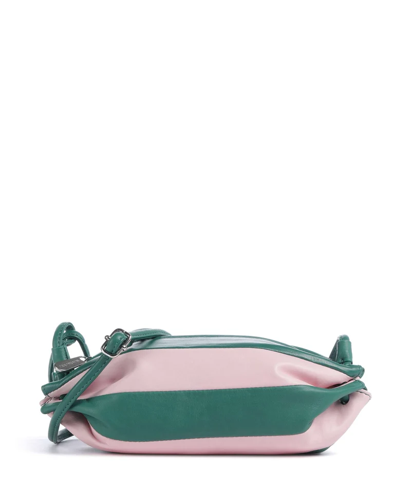 Marimekko Karla Pikku Umhängetasche light pink/dark green