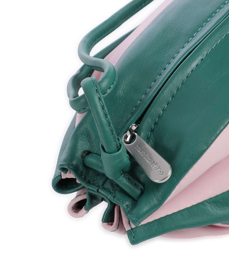 Marimekko Karla Pikku Umhängetasche light pink/dark green