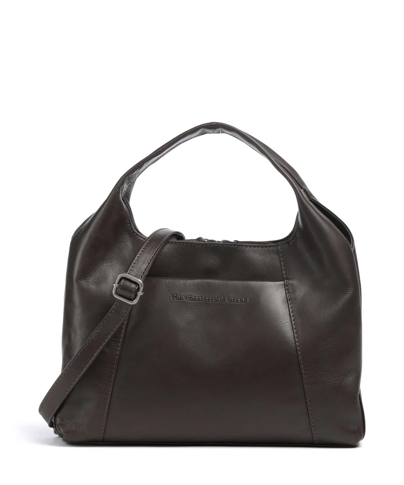 The Chesterfield Brand Wax Pull Up Cow Salina Handtasche brown