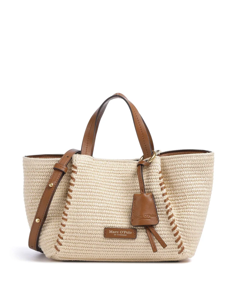 Marc O'Polo Elsa Handtasche light raffia