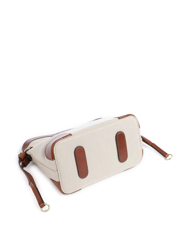 Brics Volterra Small Bucket Handtasche cappuccino
