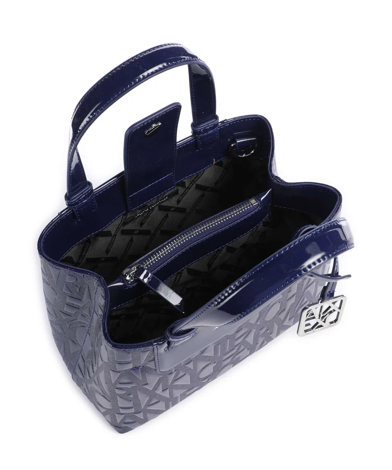 Armani Exchange Liz Patent S Handtasche abyss