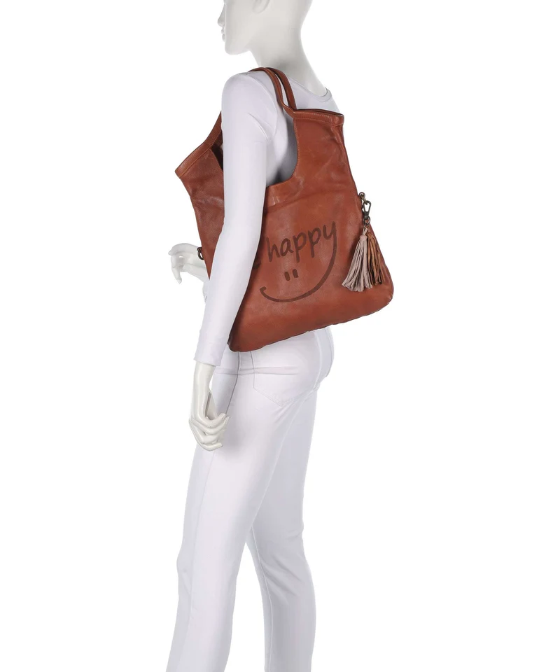 Taschendieb Wien Fröhlichgasse 2 Shopper cognac