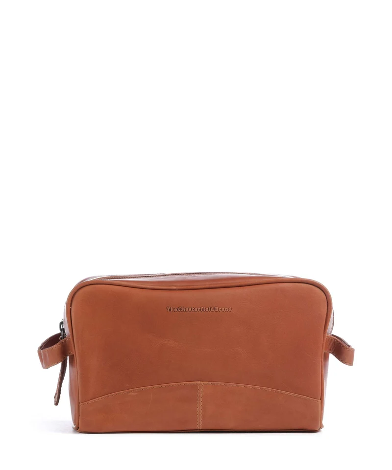 The Chesterfield Brand Wax Pull Up Cow Stacey Kulturbeutel cognac