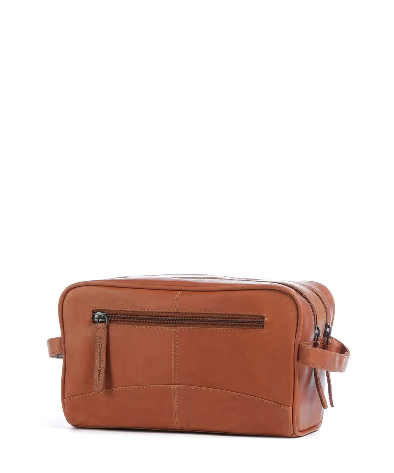 The Chesterfield Brand Wax Pull Up Cow Stacey Kulturbeutel cognac