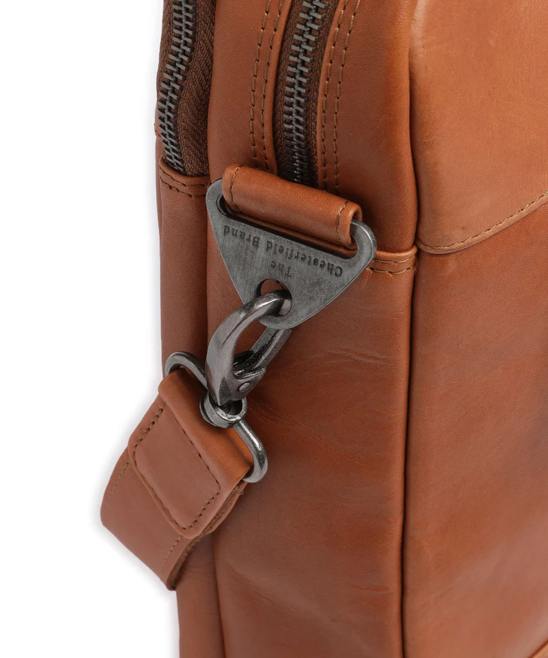 The Chesterfield Brand Wax Pull Up Cow Montara Laptoptasche cognac