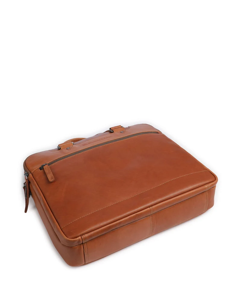 The Chesterfield Brand Wax Pull Up Cow Montara Laptoptasche cognac